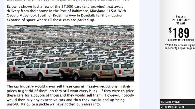 Illustration for article titled That Zero Hedge Article On Unsold Cars Is Bullshit
